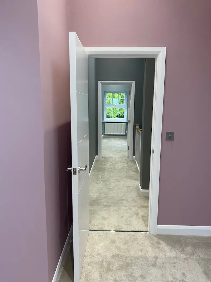 Hallway and staircase painting